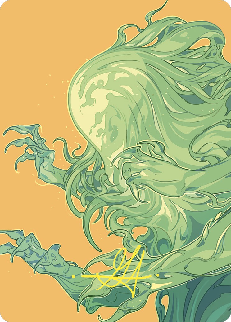 Omnath, Locus of Mana Art Card (Gold-Stamped Signature) [Commander Masters Art Series] | Black Swamp Games