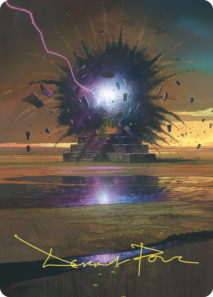 Return to Dust Art Card (Gold-Stamped Signature) [Commander Masters Art Series] | Black Swamp Games