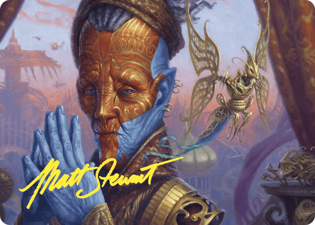 Padeem, Consul of Innovation Art Card (Gold-Stamped Signature) [Commander Masters Art Series] | Black Swamp Games