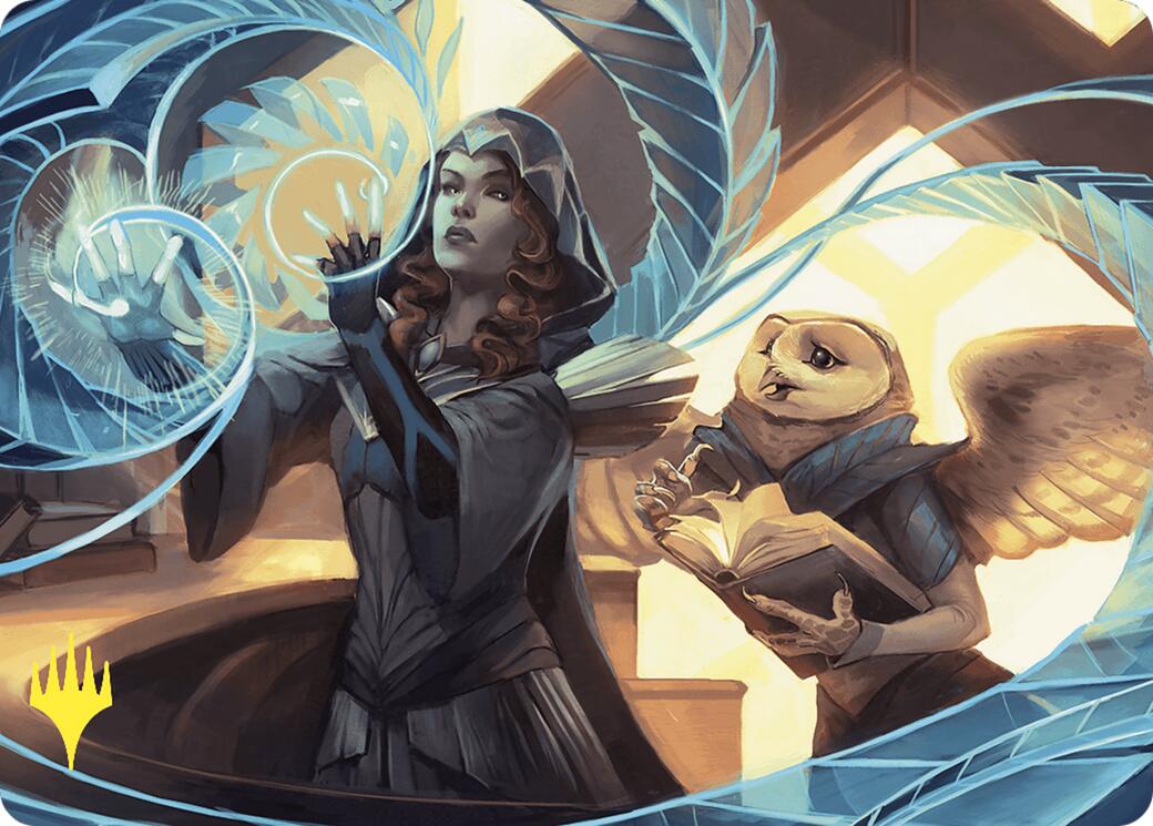 Personal Tutor Art Card (Gold-Stamped) [Commander Masters Art Series] | Black Swamp Games