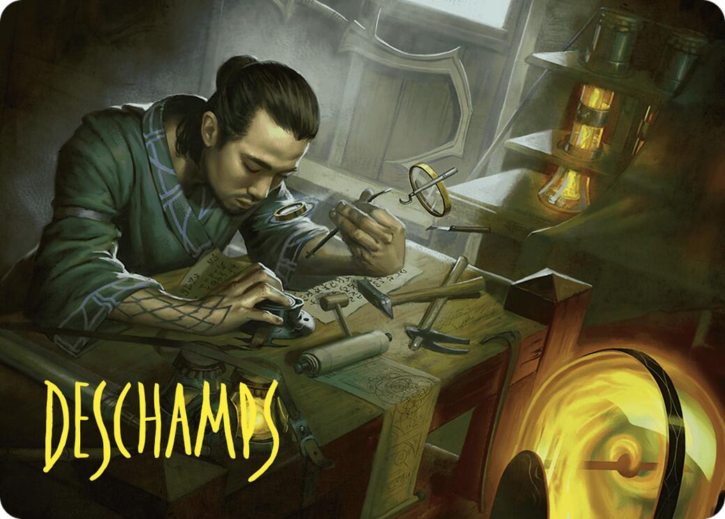 Renowned Weaponsmith Art Card (Gold-Stamped Signature) [Commander Masters Art Series] | Black Swamp Games
