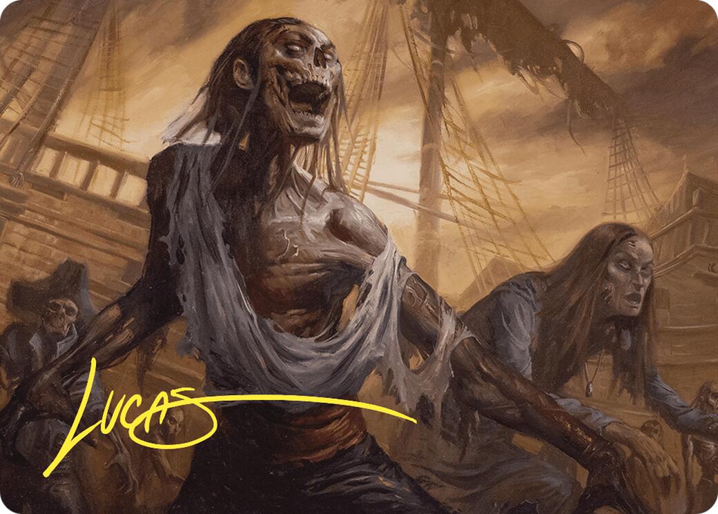 Rise from the Tides Art Card (Gold-Stamped Signature) [Commander Masters Art Series] | Black Swamp Games