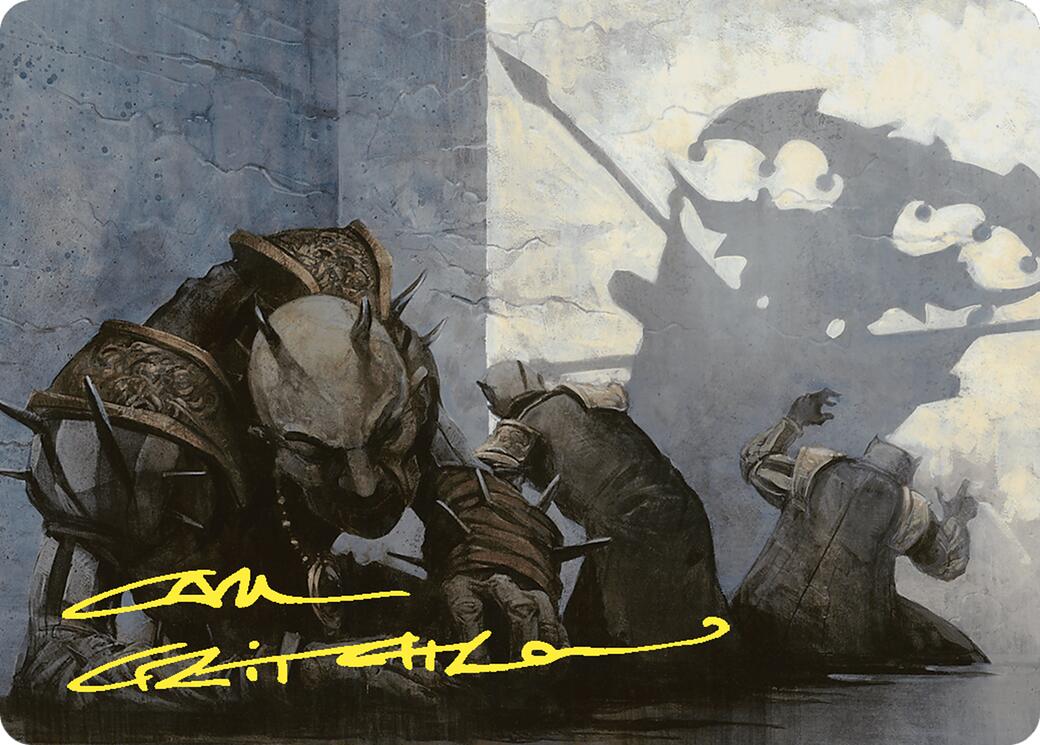 Decree of Pain Art Card (Gold-Stamped Signature) [Commander Masters Art Series] | Black Swamp Games