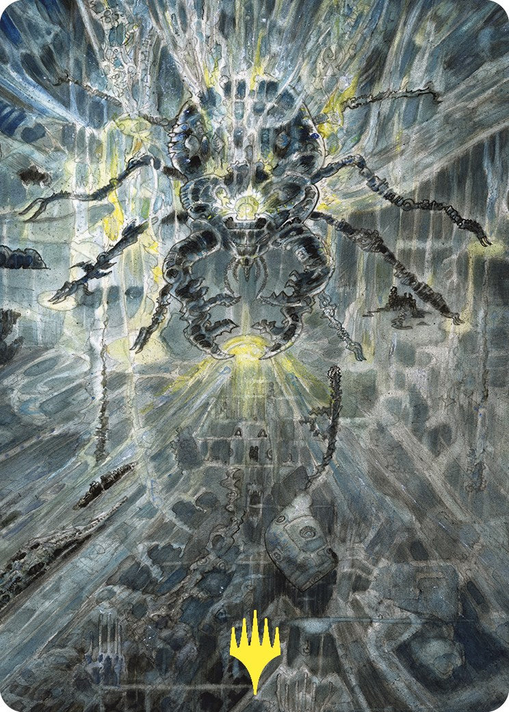 Darksteel Mutation Art Card (Gold-Stamped) [Commander Masters Art Series] | Black Swamp Games