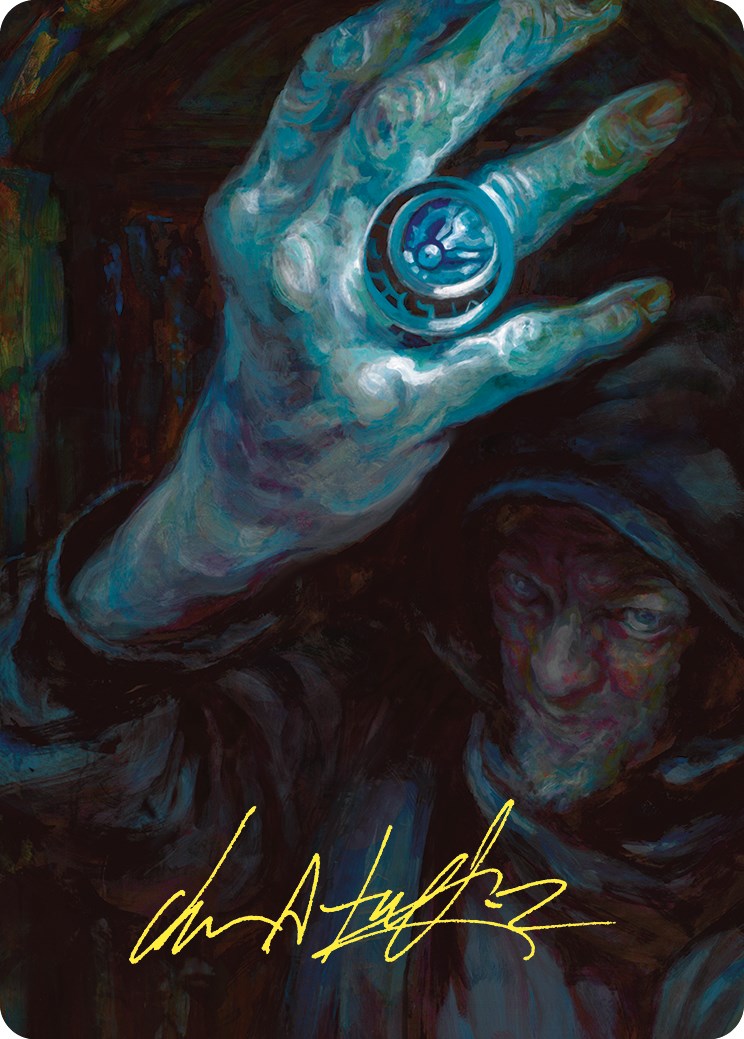 Arcane Signet Art Card (Gold-Stamped Signature) [Commander Masters Art Series] | Black Swamp Games