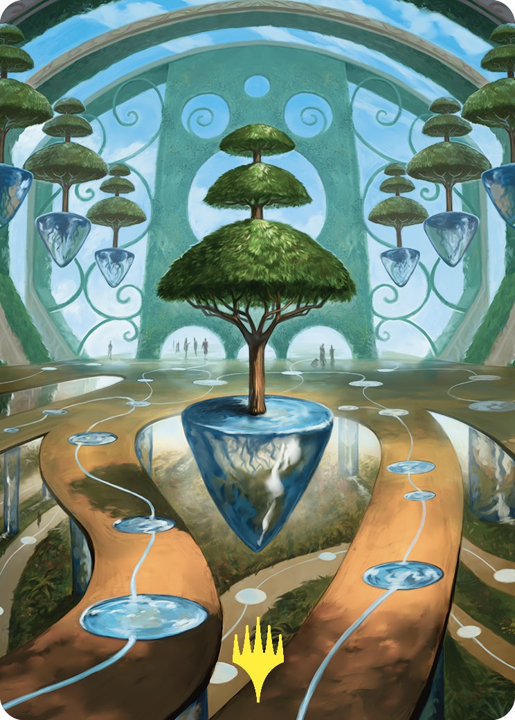 Rejuvenating Springs Art Card (Gold-Stamped) [Commander Masters Art Series] | Black Swamp Games