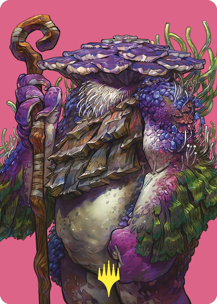 Slimefoot, the Stowaway Art Card (Gold-Stamped) [Commander Masters Art Series] | Black Swamp Games