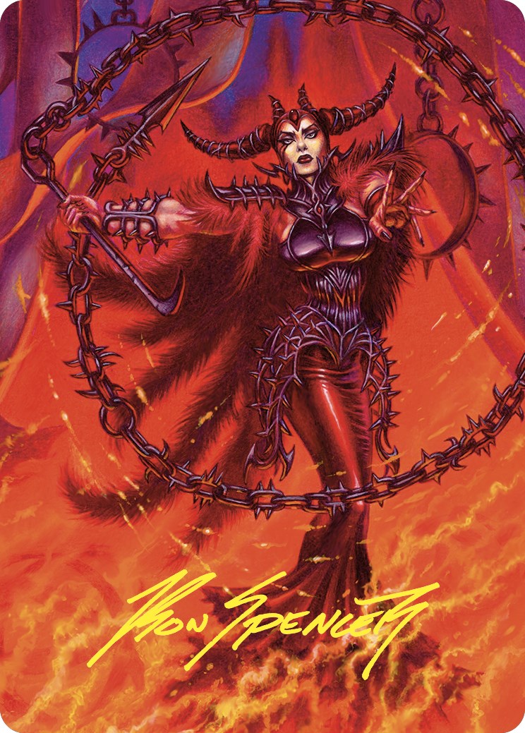 Deadly Rollick Art Card (Gold-Stamped Signature) [Commander Masters Art Series] | Black Swamp Games