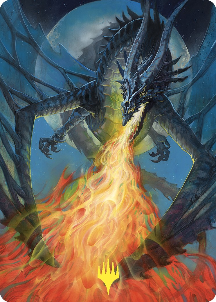 Balefire Dragon Art Card (Gold-Stamped) [Commander Masters Art Series] | Black Swamp Games