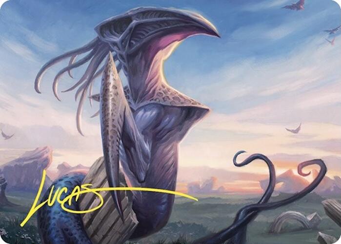 Sentinel Sliver Art Card (Gold-Stamped Signature) [Commander Masters Art Series] | Black Swamp Games