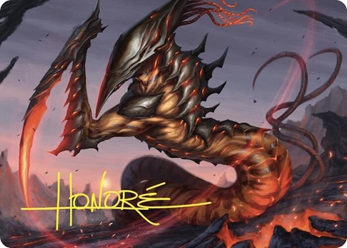 Blade Sliver Art Card (Gold-Stamped Signature) [Commander Masters Art Series] | Black Swamp Games