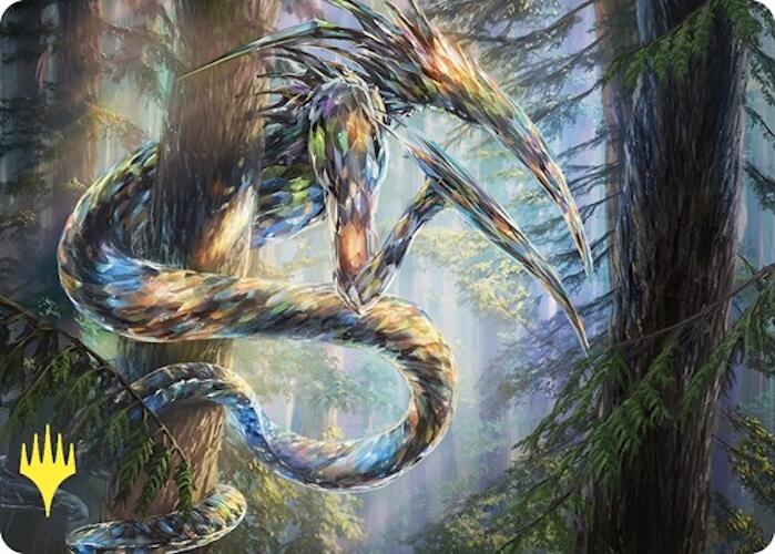 Gemhide Sliver Art Card (Gold-Stamped) [Commander Masters Art Series] | Black Swamp Games