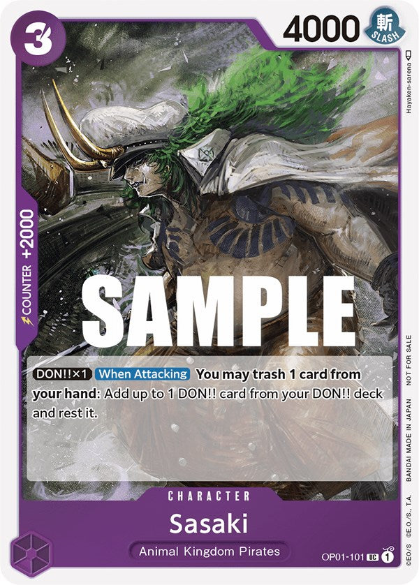 Sasaki (Event Pack Vol. 2) [One Piece Promotion Cards] | Black Swamp Games