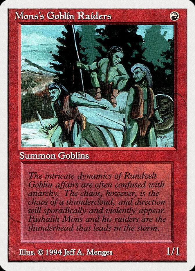 Mons's Goblin Raiders [Summer Magic / Edgar] | Black Swamp Games