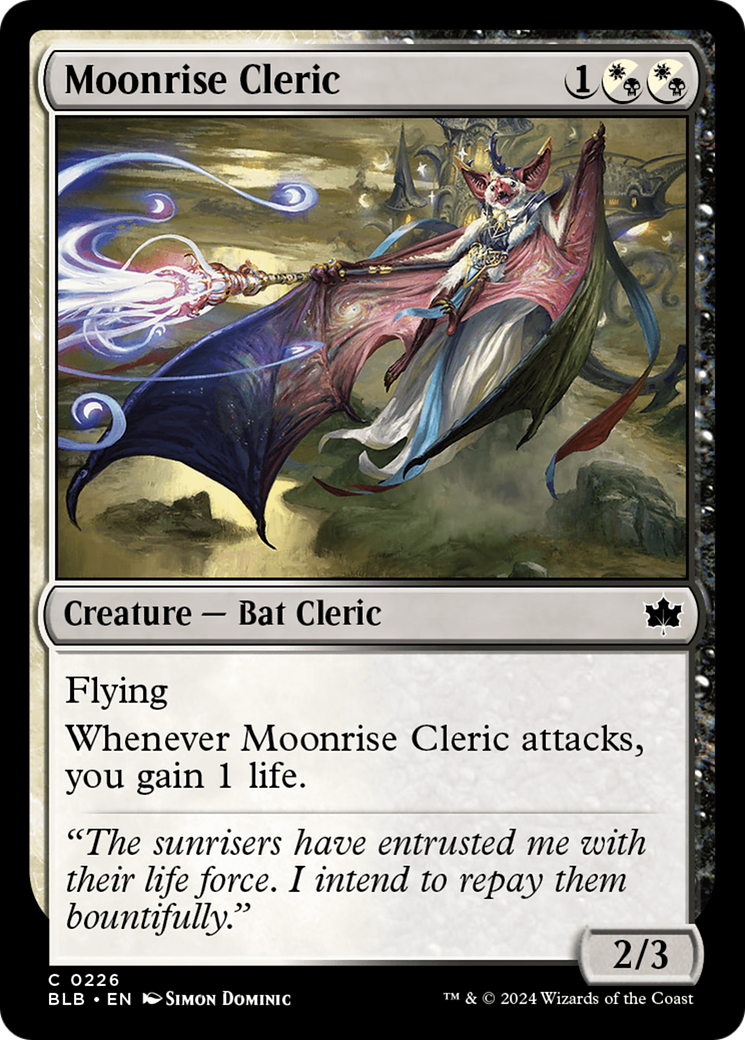 Moonrise Cleric [Bloomburrow] | Black Swamp Games