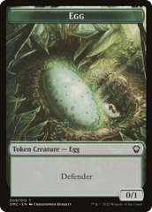 Treasure // Egg Double-Sided Token [Secret Lair Drop Series] | Black Swamp Games
