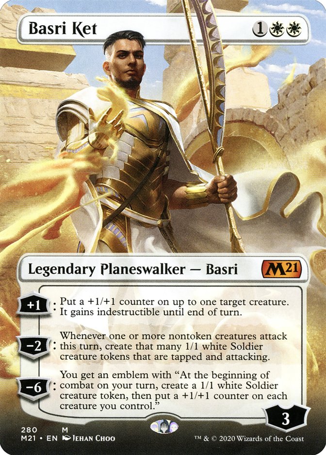 Basri Ket (Borderless) [Core Set 2021] | Black Swamp Games
