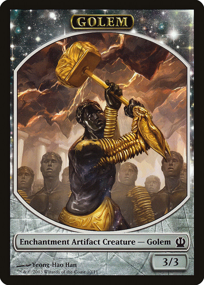 Golem Token [Theros Tokens] | Black Swamp Games