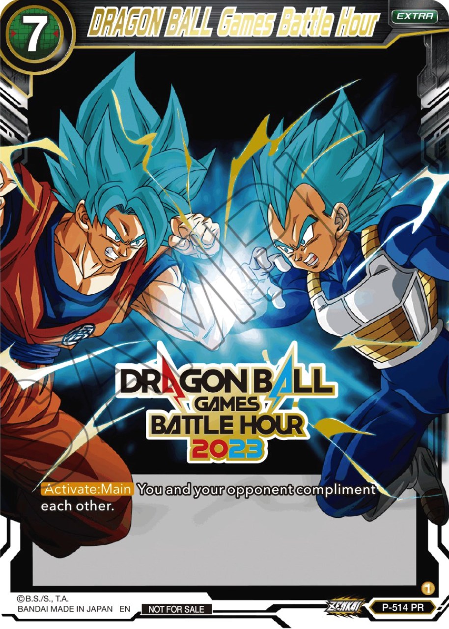 DRAGON BALL Games Battle Hour (Dragon Ball Games Battle Hour 2023 Promo Card Set) (P-514) [Promotion Cards] | Black Swamp Games