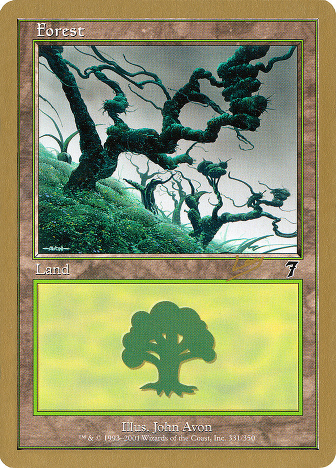 Forest (rl331) (Raphael Levy) [World Championship Decks 2002] | Black Swamp Games