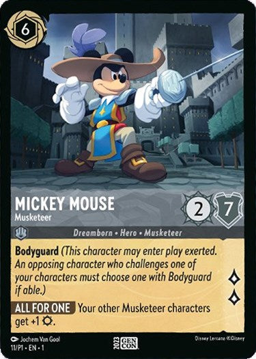 Mickey Mouse - Musketeer (GenCon 2023) (11/P1) [Promo Cards] | Black Swamp Games