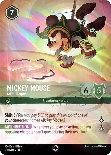 Mickey Mouse - Artful Rogue (Enchanted) (210/204) [The First Chapter] | Black Swamp Games