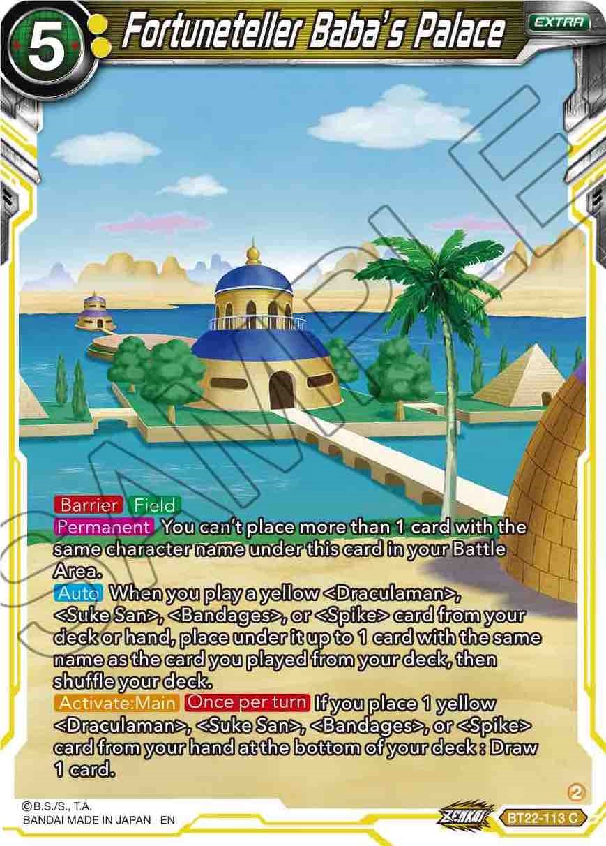 Fortuneteller Baba's Palace (BT22-113) [Critical Blow] | Black Swamp Games