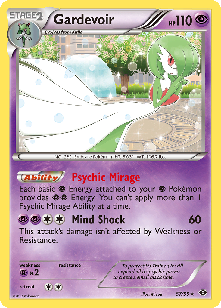Gardevoir (57/99) [Black & White: Next Destinies] | Black Swamp Games