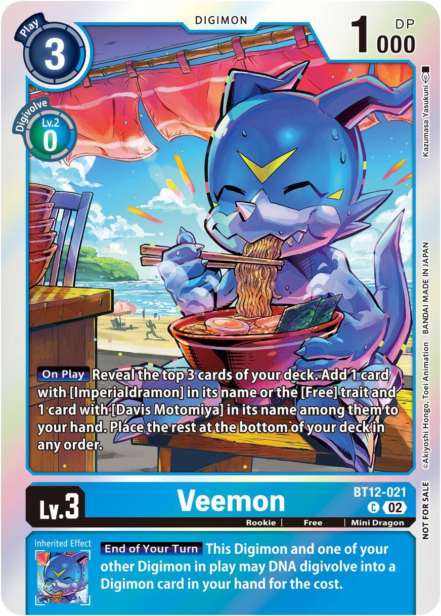 Veemon [BT12-021] (Gen Con 2023) [Promotional Cards] | Black Swamp Games