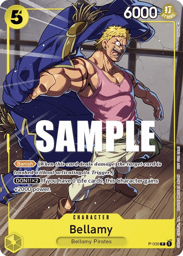 Bellamy (Pirates Party Vol. 4) [One Piece Promotion Cards] | Black Swamp Games