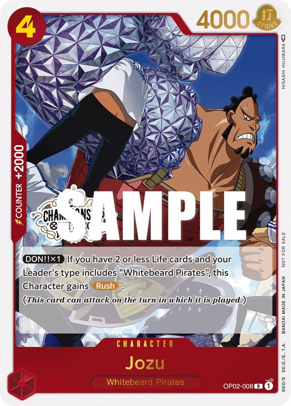 Jozu (Store Championship Participation Pack Vol. 2) [One Piece Promotion Cards] | Black Swamp Games