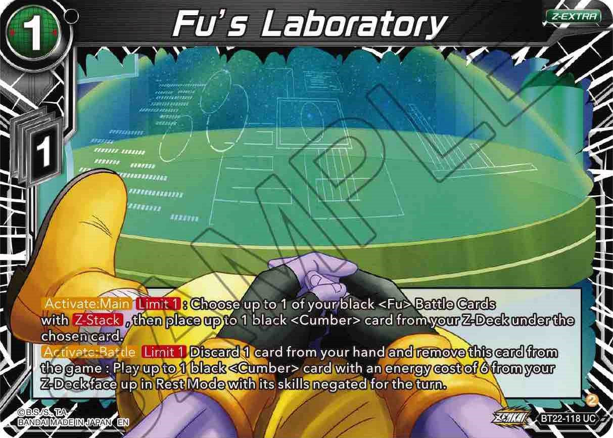 Fu's Laboratory (BT22-118) [Critical Blow] | Black Swamp Games