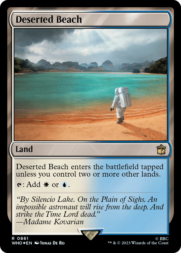Deserted Beach (Surge Foil) [Doctor Who] | Black Swamp Games