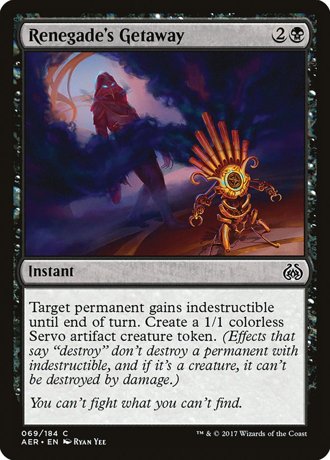 Renegade's Getaway [Aether Revolt] | Black Swamp Games