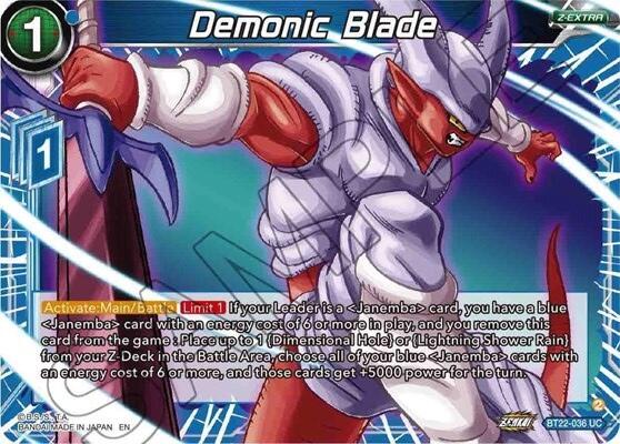 Demonic Blade (BT22-036) [Critical Blow] | Black Swamp Games