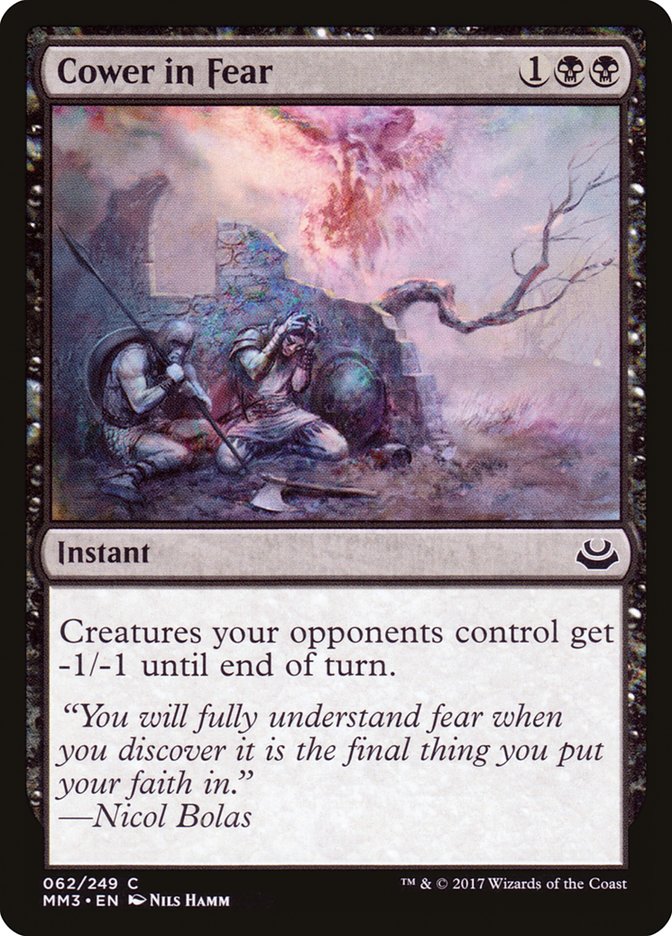Cower in Fear [Modern Masters 2017] | Black Swamp Games