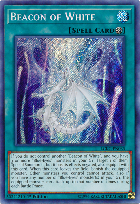 Beacon of White [LCKC-EN035] Secret Rare | Black Swamp Games