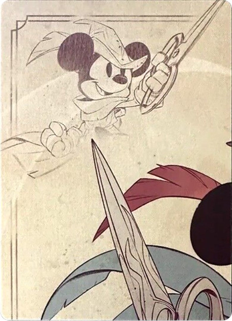 Mickey Mouse - Brave Little Tailor Puzzle Insert (Top Left) [The First Chapter] | Black Swamp Games
