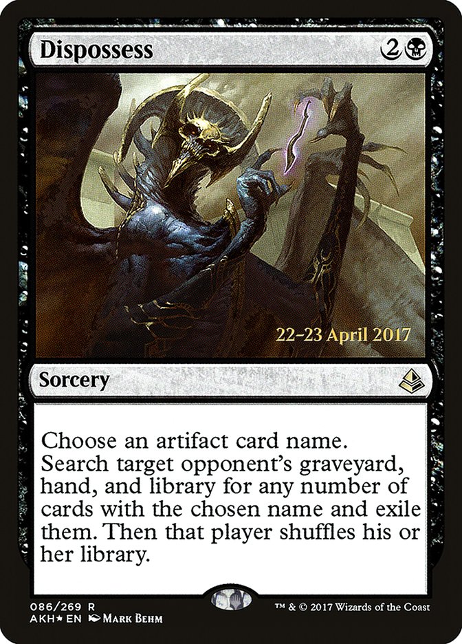 Dispossess [Amonkhet Prerelease Promos] | Black Swamp Games