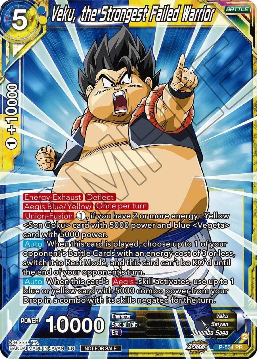 Veku, the Strongest Failed Warrior (Zenkai Series Tournament Pack Vol.5) (P-534) [Tournament Promotion Cards] | Black Swamp Games