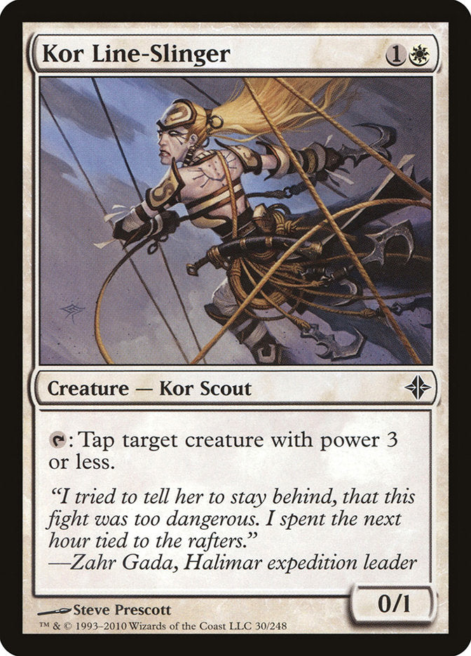Kor Line-Slinger [Rise of the Eldrazi] | Black Swamp Games