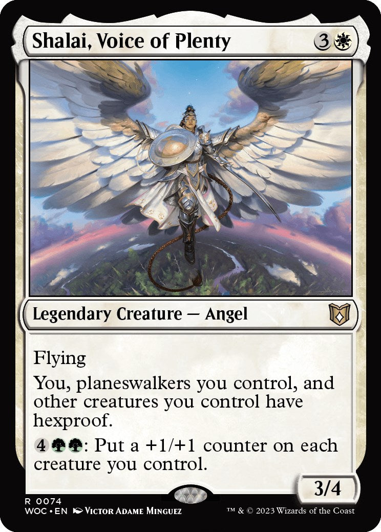 Shalai, Voice of Plenty [Wilds of Eldraine Commander] | Black Swamp Games
