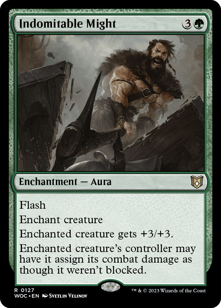 Indomitable Might [Wilds of Eldraine Commander] | Black Swamp Games