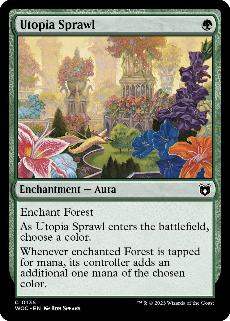 Utopia Sprawl [Wilds of Eldraine Commander] | Black Swamp Games