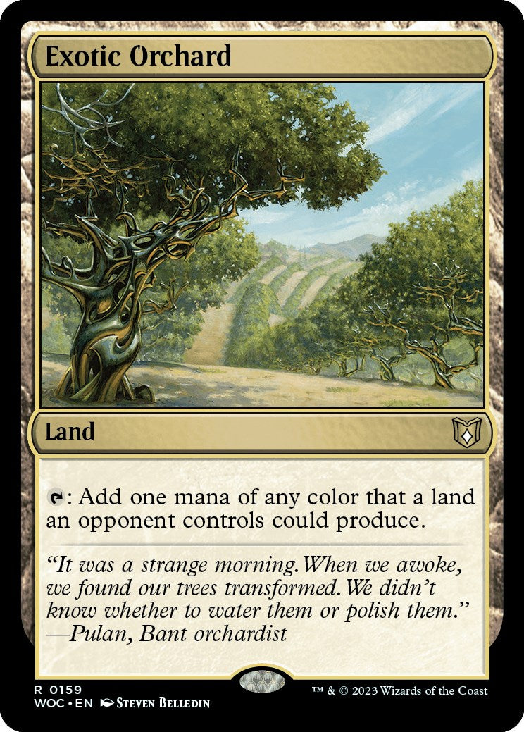 Exotic Orchard [Wilds of Eldraine Commander] | Black Swamp Games