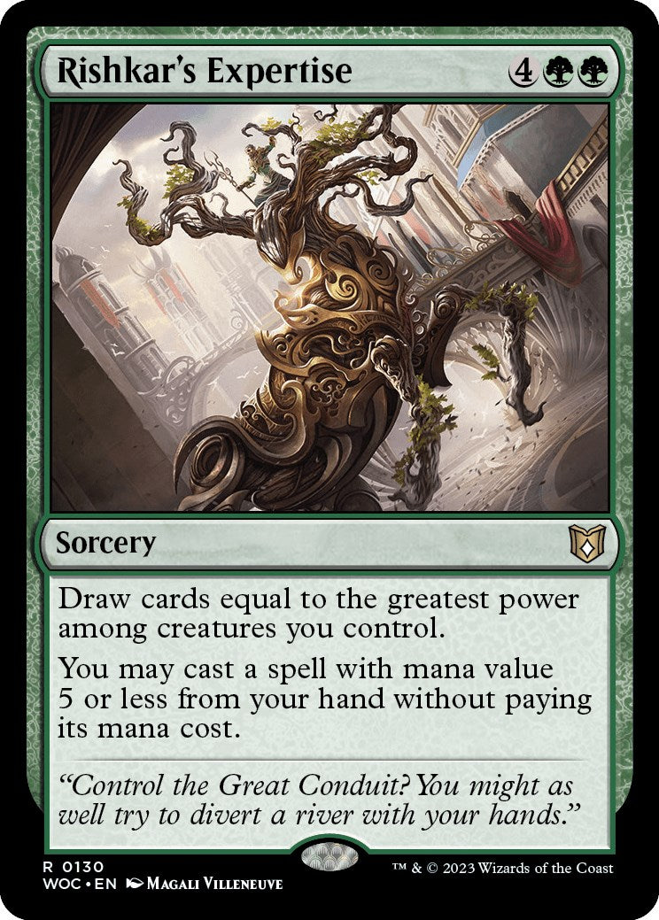 Rishkar's Expertise [Wilds of Eldraine Commander] | Black Swamp Games