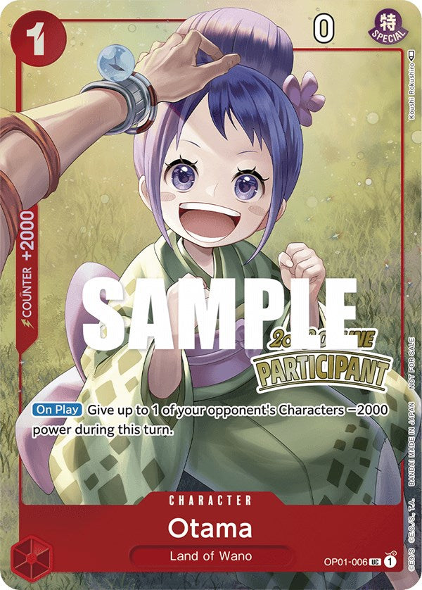 Otama (Online Regional 2023) [Participant] [One Piece Promotion Cards] | Black Swamp Games