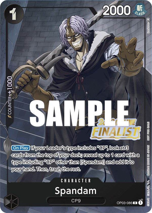 Spandam (Online Regional 2023) [Finalist] [One Piece Promotion Cards] | Black Swamp Games