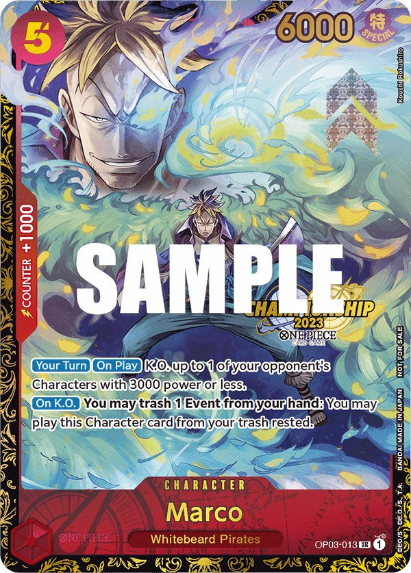 Marco (Championship 2023) [One Piece Promotion Cards] | Black Swamp Games