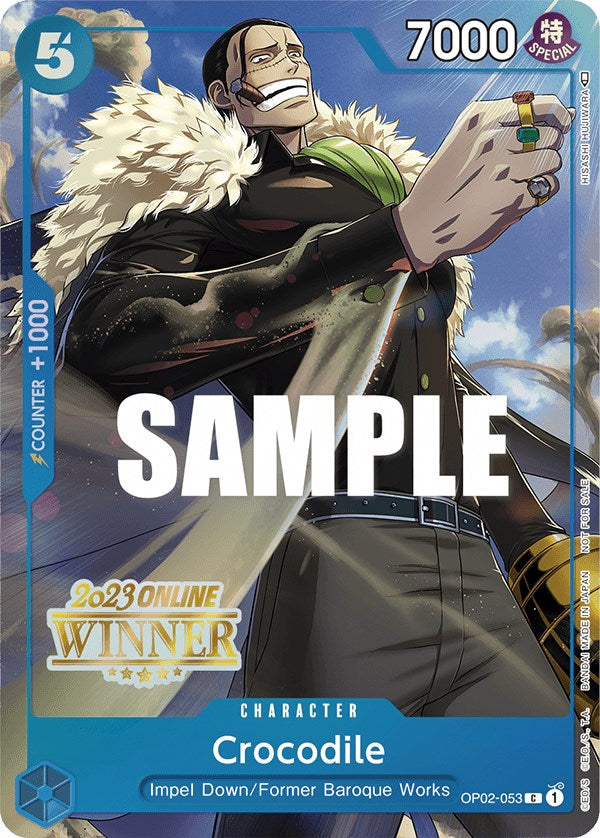 Crocodile (Online Regional 2023) [Winner] [One Piece Promotion Cards] | Black Swamp Games